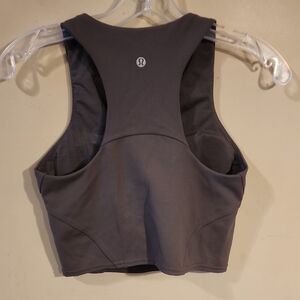 Lululemon Athletica Dark Gray Sports Top